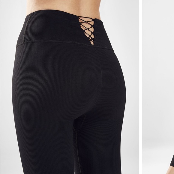 Fabletics High-Waisted Seamless Rib Legging - Picture 2 of 5